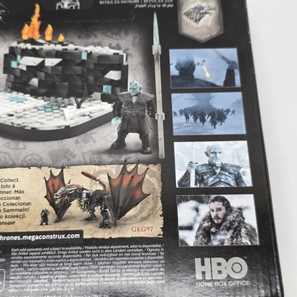 Game of Thrones Battle Beyond the Wall Mega Construx Black Series Set Mega Bloks